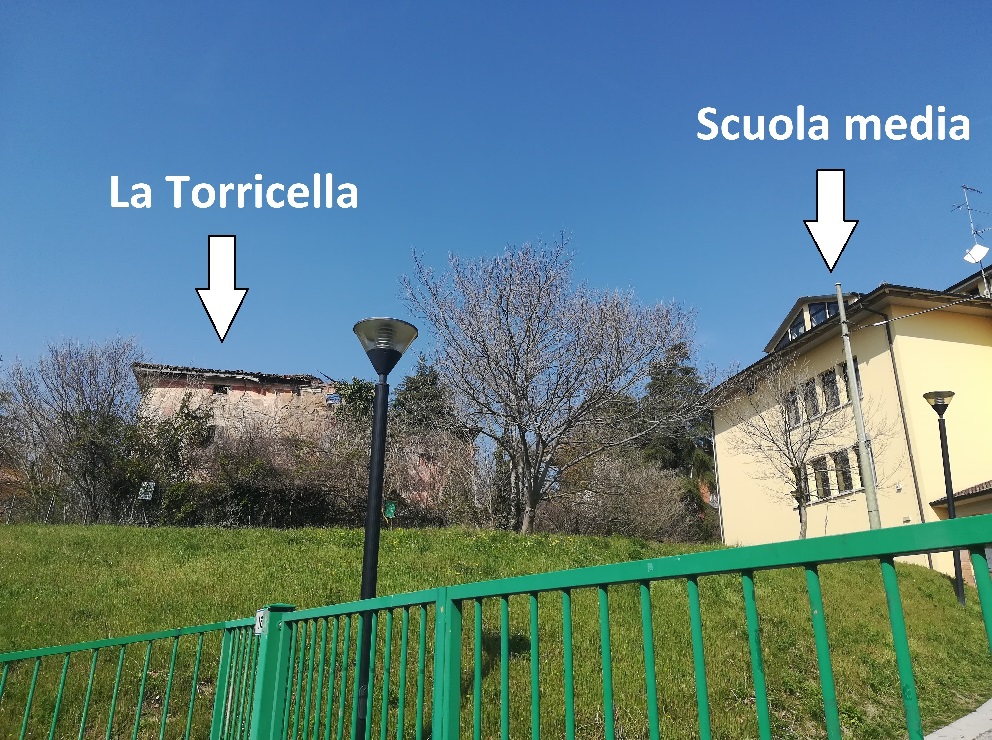 La Torricella e la scuola media di Borgonuovo di Sasso Marconi